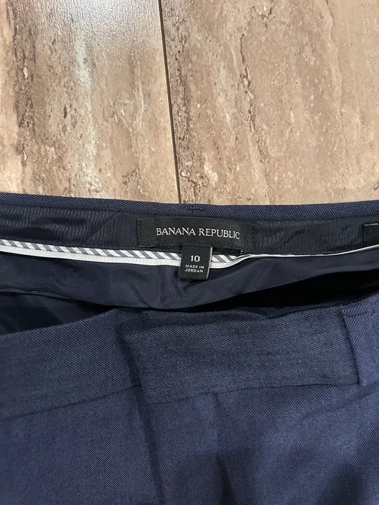 Banana Republic Navy Women's Dress Pants - Picture 2 of 6